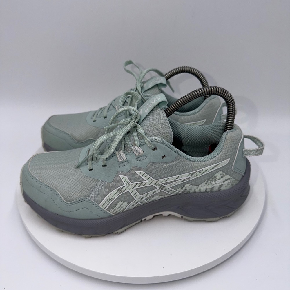 Asics Gel-Venture 10 Trail Hiking Running Shoes Sage Green 1012B759 Size 7